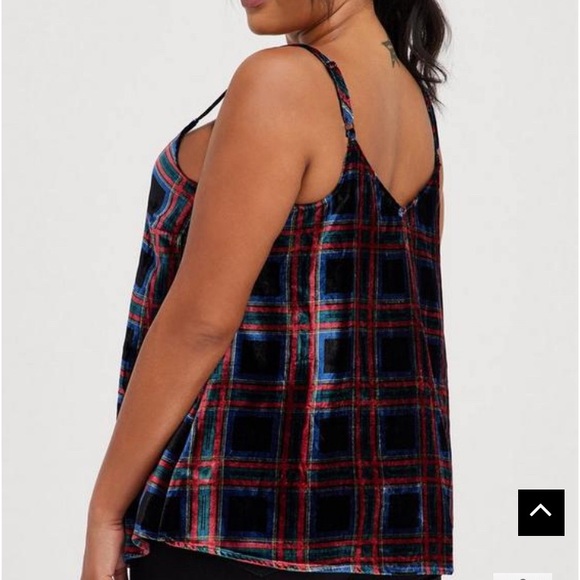 Torrid Sophie Velvet Swing Cami - Picture 2 of 9